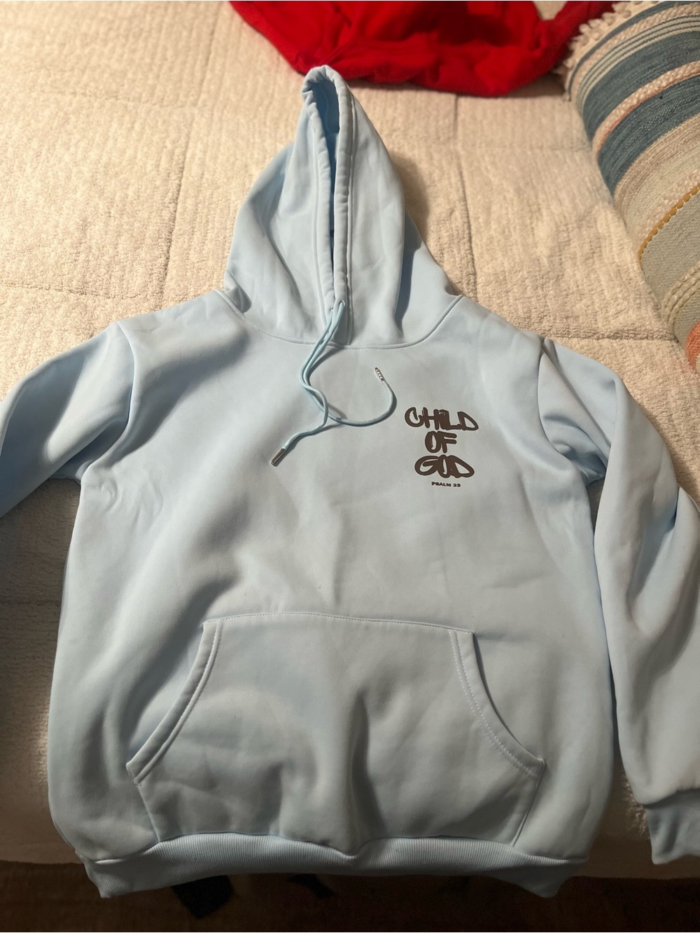 Child of God Light Blue Pullover Hoodie -